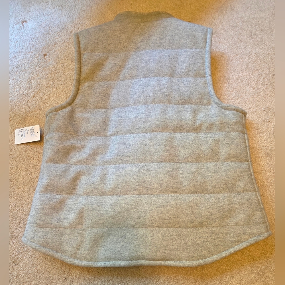 Croft &‎ Barrow Women's Gray Quilted Vest - Picture 10 of 10